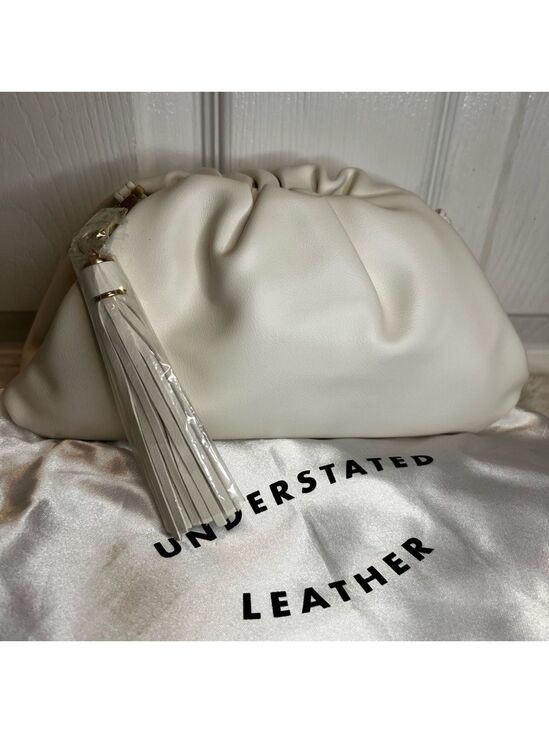 Understated leather Handbags - UNDERSTATED LEATHER CLUTCH CROSSBODY VEGAN LEATHER